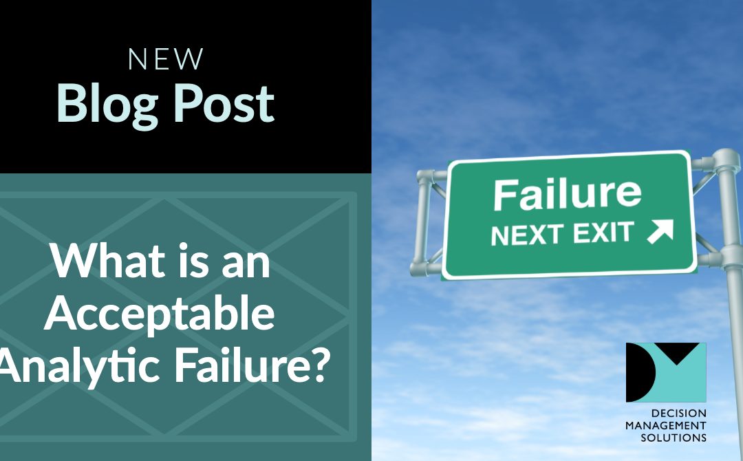 What is an Acceptable Analytic Failure?