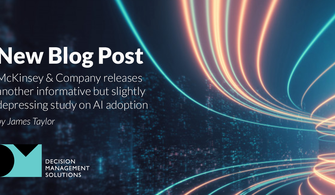 McKinsey & Company releases another informative but slightly depressing study on AI adoption